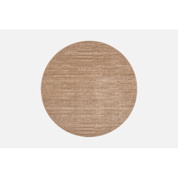 Pyöreä matto VM Carpet Sametti, beige halk 200cm