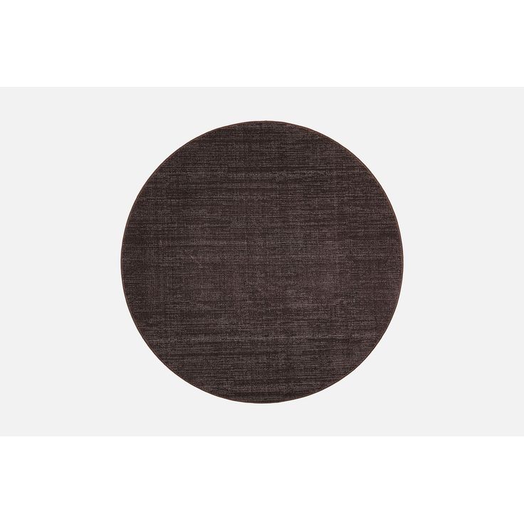 Pyöreä matto VM Carpet Sametti, ruskea halk 160cm