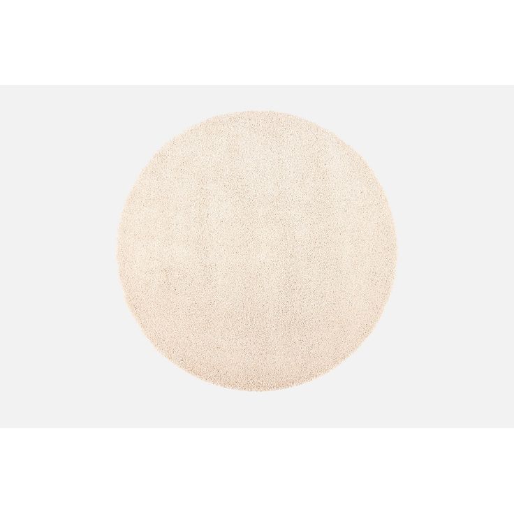 Pyöreä matto VM Carpet Vilja, l.valkoinen  halk 160cm