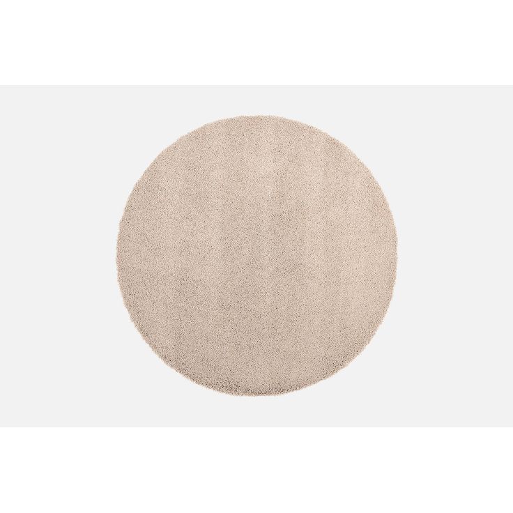 Pyöreä matto VM Carpet Vilja, beige halk 160cm