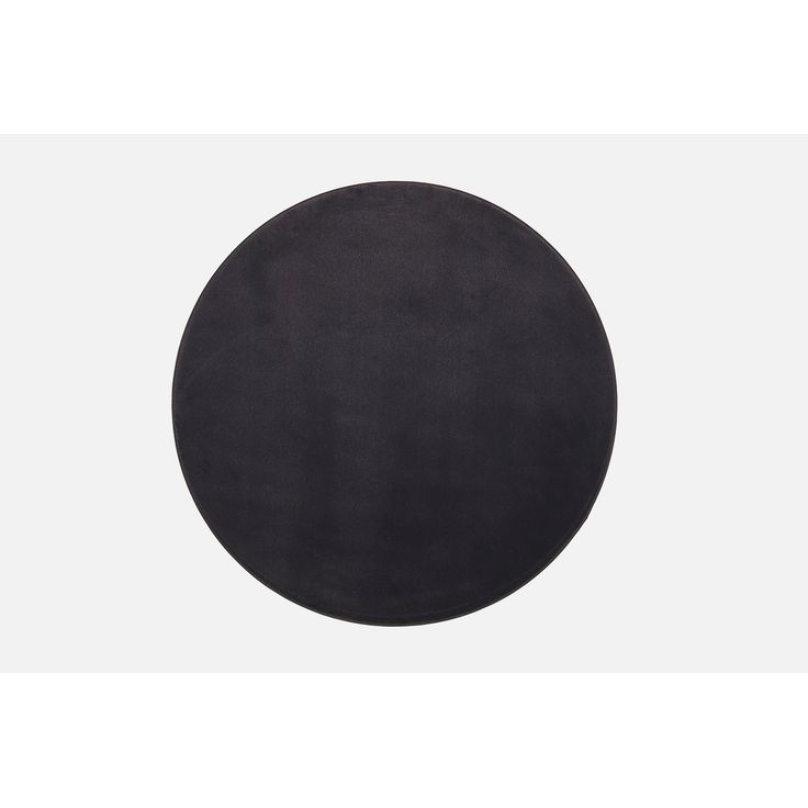 Pyöreä matto VM Carpet Usva, musta halk 160cm