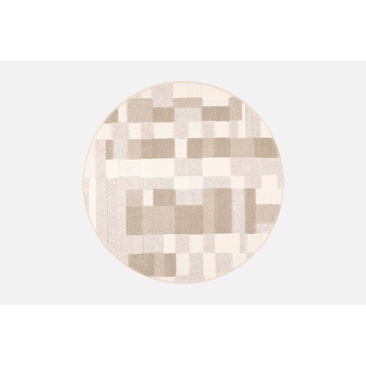 Pyöreä matto VM Carpet Domino, vihreä halk. 133cm