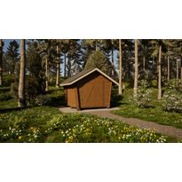 Pihavarasto/lato LP Garden U-S, 6.3m², vinoumpiseinäinen