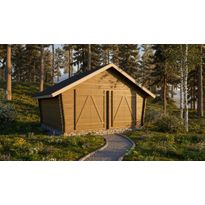 Pihavarasto/lato LP Garden U-XL, 19.3m², vinoumpiseinäinen