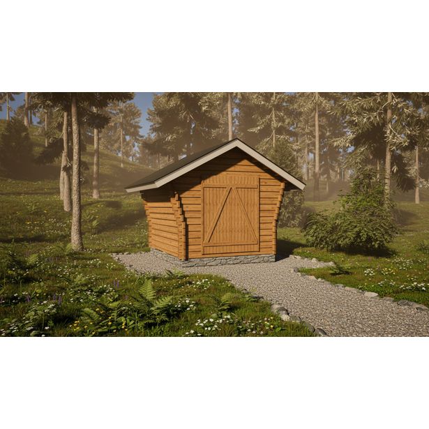 Pihavarasto/lato LP Garden R-S, 6m², rakomallinen