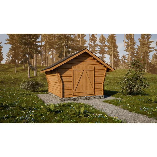 Pihavarasto/lato LP Garden R-M, 10m², rakomallinen
