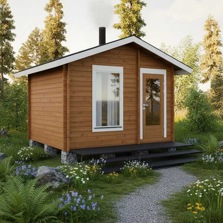 Pihasauna LP Garden Pallas, 11m², harjakatolla