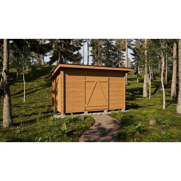 Pihavarasto/lato LP Garden P-S, 8m², pulpettikatolla