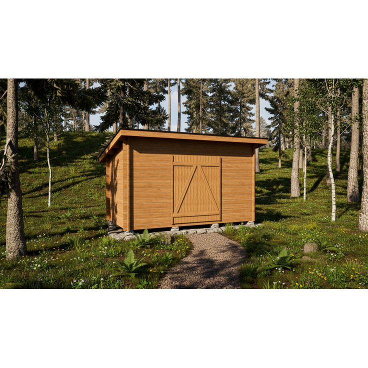Pihavarasto/lato LP Garden P-S, 8m², pulpettikatolla