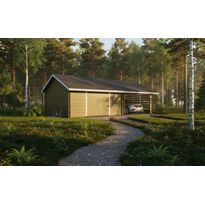 Autotalli ja autokatos LP Garden AT30KL, 29.9m² + 24m²