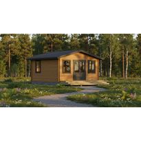 Vierasmaja LP Garden V-XXL, 25m², harjakatto