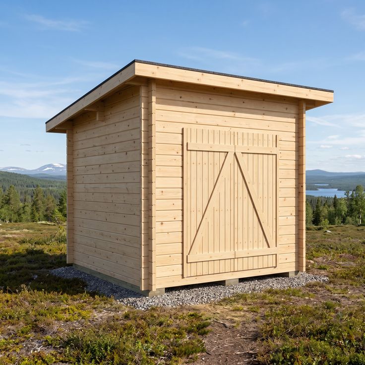 LP Garden PS-S (6,7 m²) Pulpettikattoinen pihavarasto
