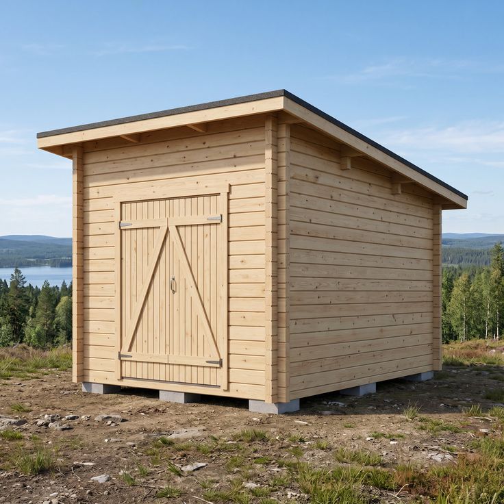 LP Garden PS-M (10,5 m²) Pulpettikattoinen pihavarasto