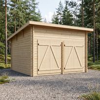Pihavarasto LP Garden PS-L, 16.8 m², pulpettikatolla