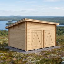 Pihavarasto LP Garden PS-XL, 19.3 m², pulpettikatolla