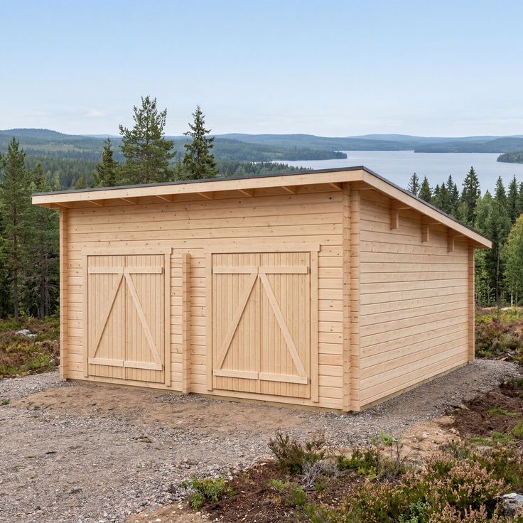 LP Garden PS-XXL (25 m²) Pulpettikattoinen pihavarasto