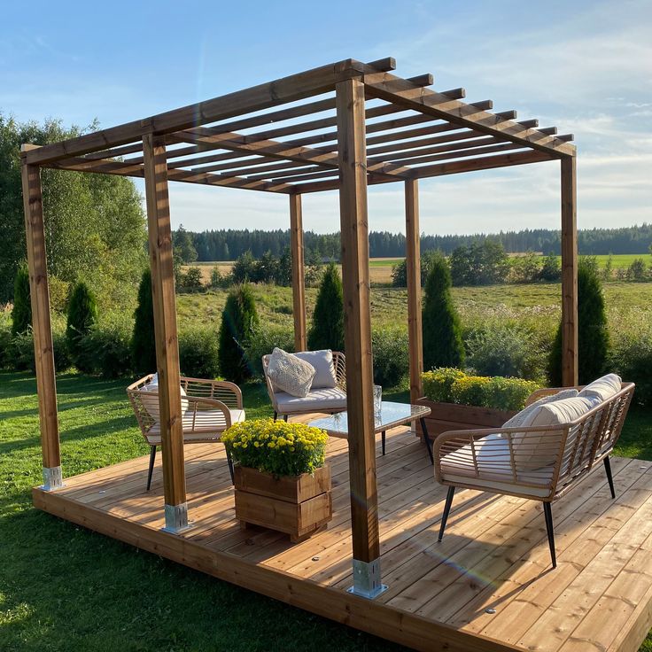 Pergola PatioN°rd, 3x4, kestopuu