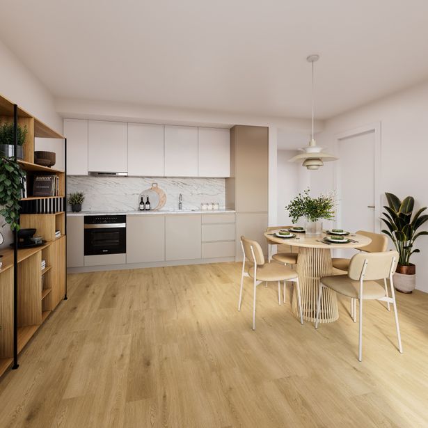 Vinyylilankku Karitma Nordic Basic Vinyl 3041 Rosala 5mm KL32