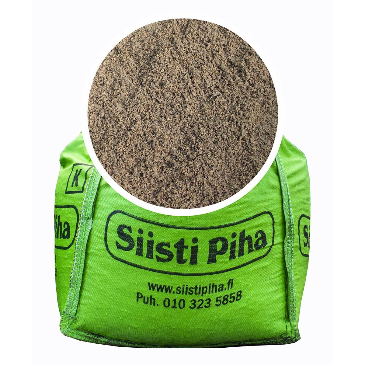 Asennushiekka Siisti Piha, 0-4mm, 1000kg