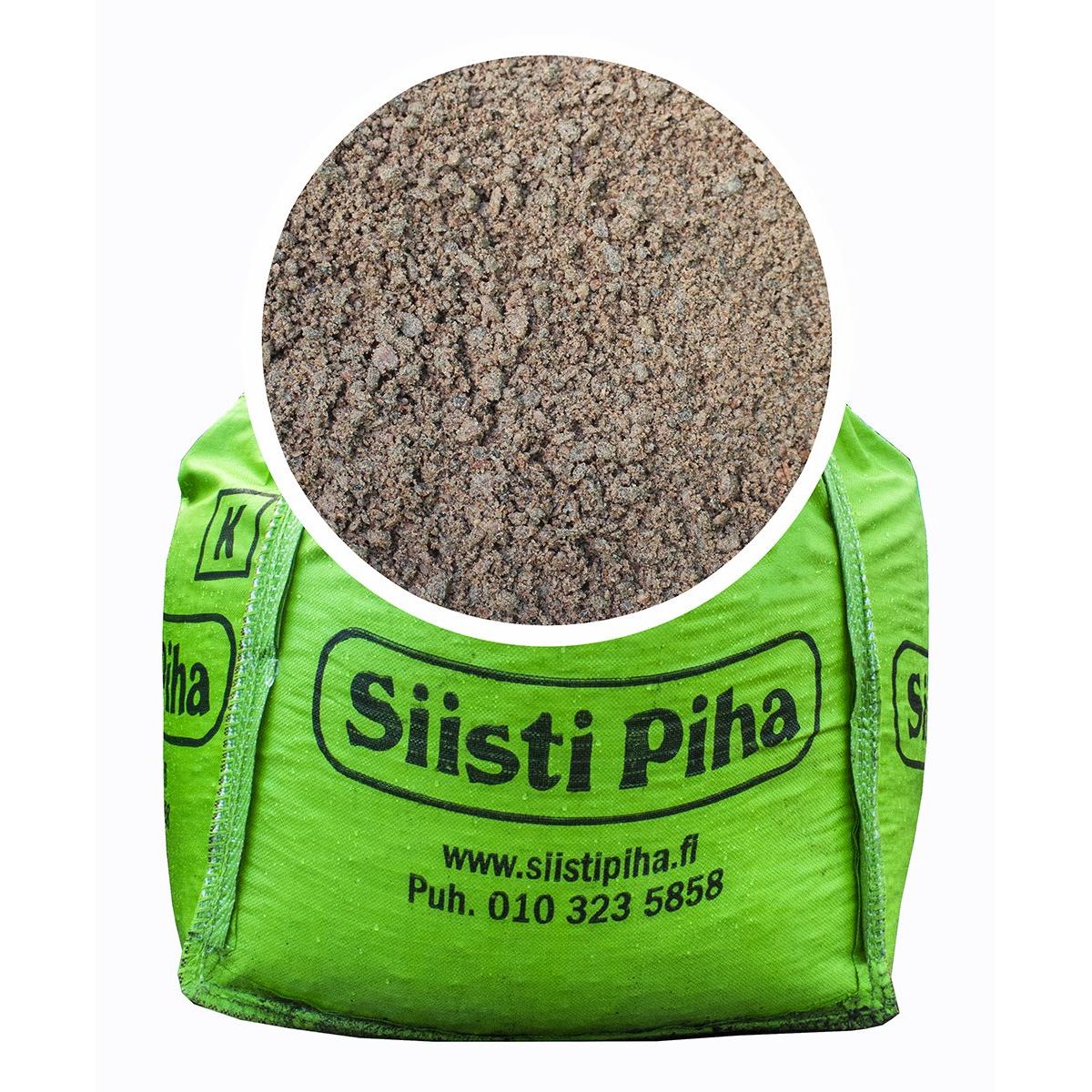 Kivituhka Siisti Piha, 0-6mm, punertava, 1000kg