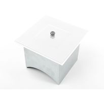 Nuohousluukku valkoinen muurauskehyksellä x 1 kpl