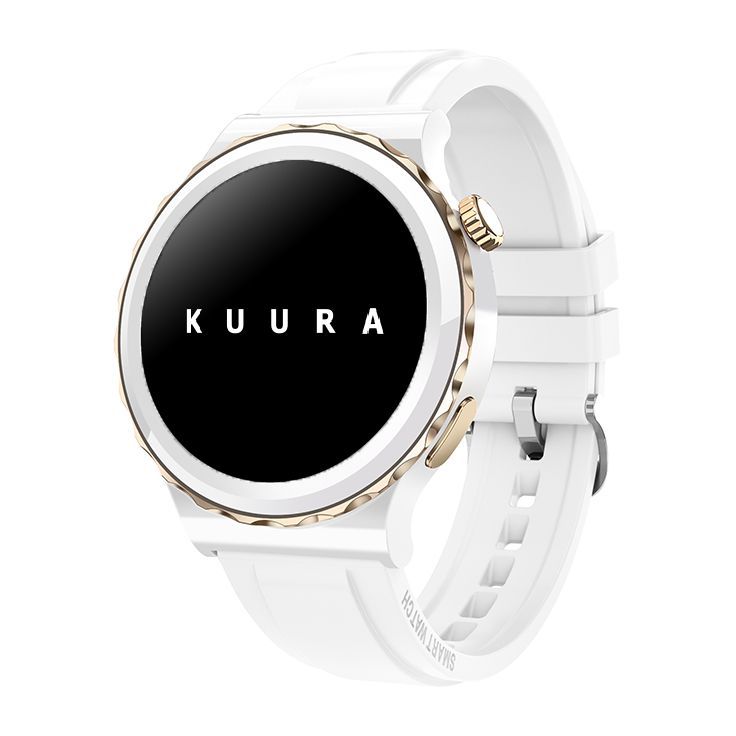 Älykello Kuura Smart Watch Fashion Women FW5, valkoinen