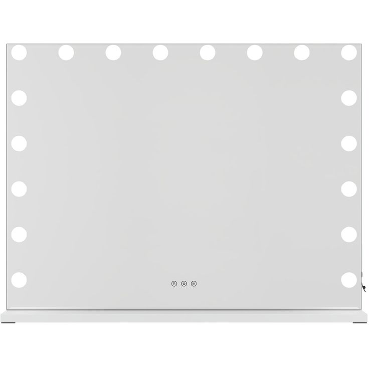 Meikkipeili Lumio Lights Hollywood 80 x 62 cm, 18 LED-lamppua