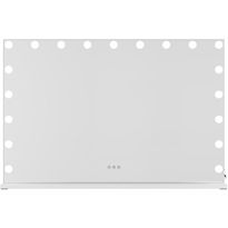 Meikkipeili Lumio Lights Hollywood 100 x 65 cm, 19 LED-lamppua