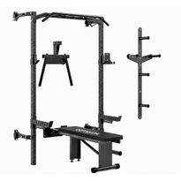 OptiGym seinään kiinnitettävä half rack -kotikuntosalijärjestelmä
