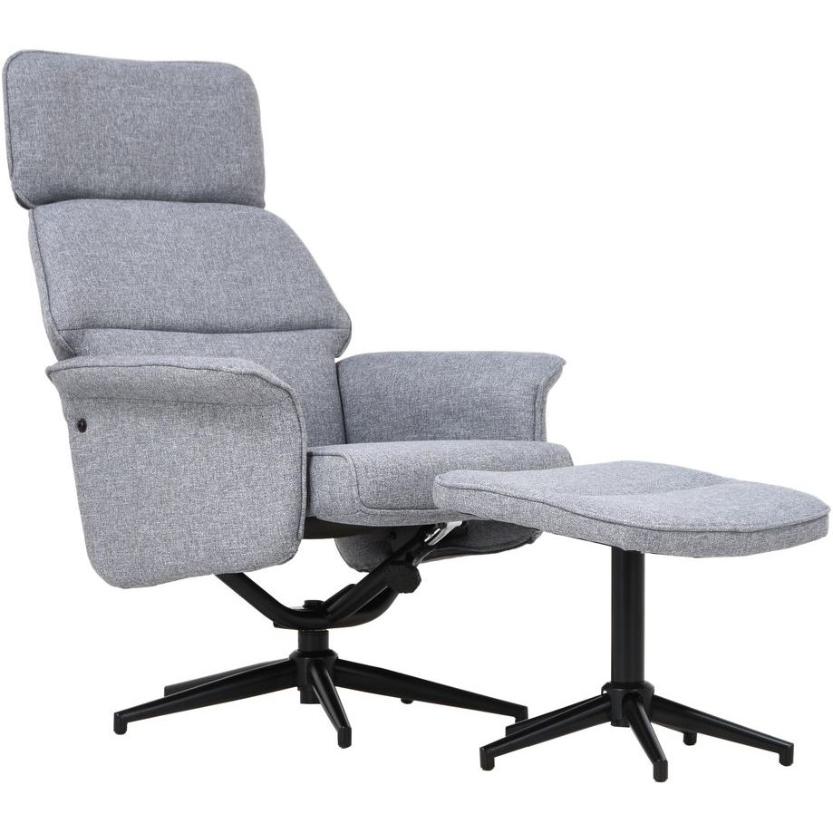 Nojatuoli Eureka Vega, rahilla, harmaa