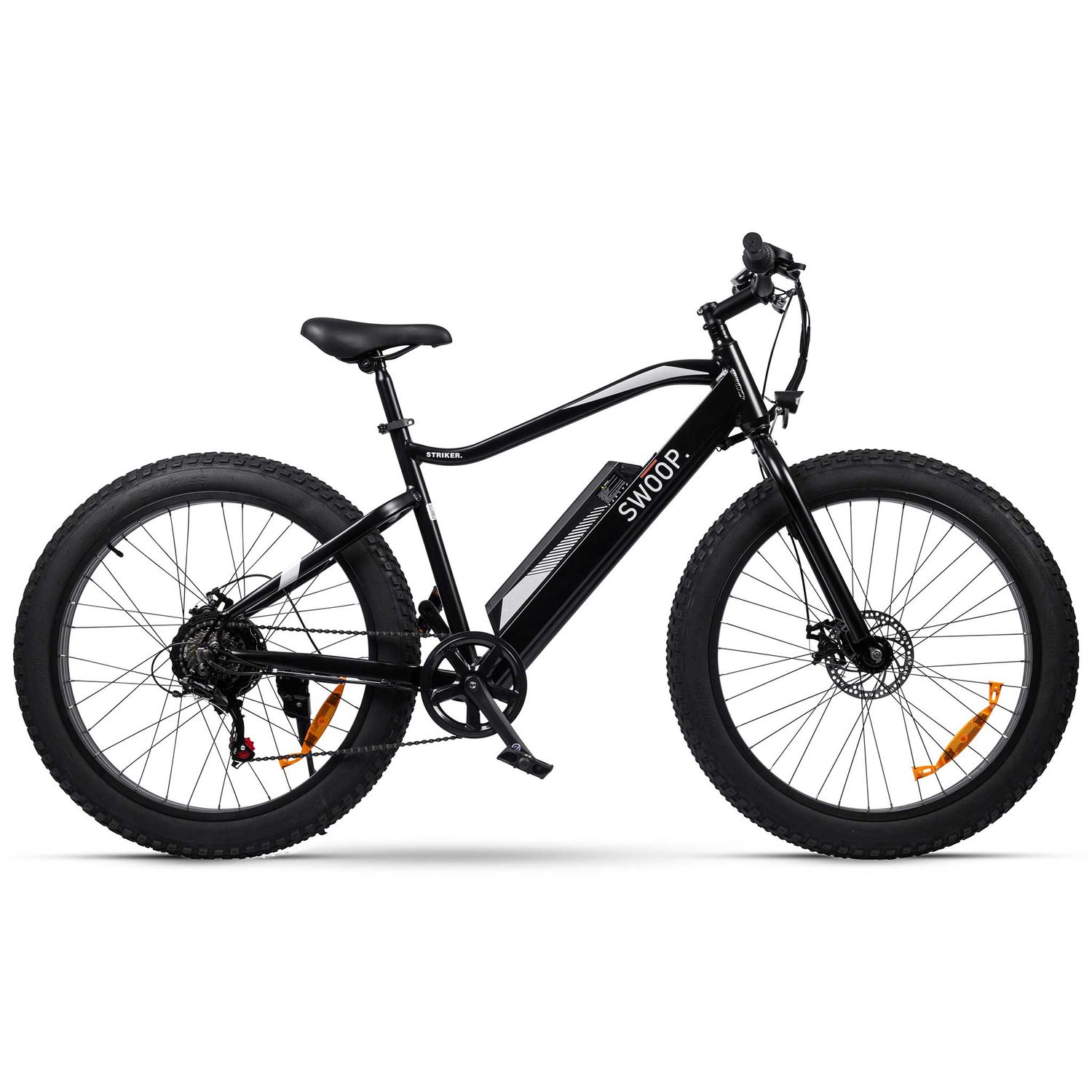 Sähkömaastopyörä Swoop Fatbike Striker, 26x4", 7 vaihdetta, musta
