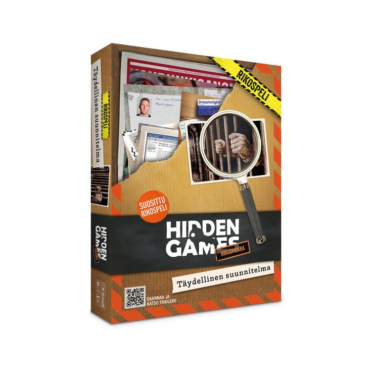 Rikospeli Hidden Games Rikospaikka: Täydellinen suunnitelma, suomenkielinen
