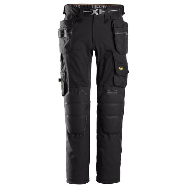 Riipputaskuhousut Snickers Workwear 6590 AllroundWork polvisuojilla