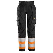 Naisten riipputaskuhousut Snickers Workwear 6734 High-Vis lk 1
