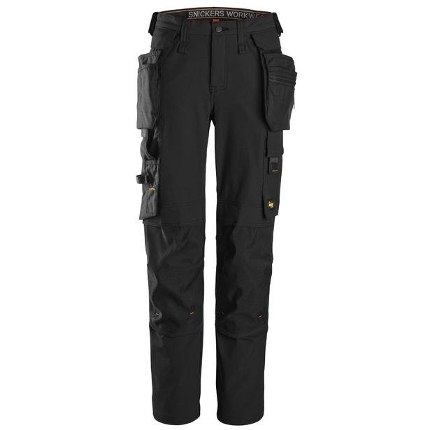 Naisten riipputaskuhousut Snickers Workwear 6771 AllroundWork Stretch