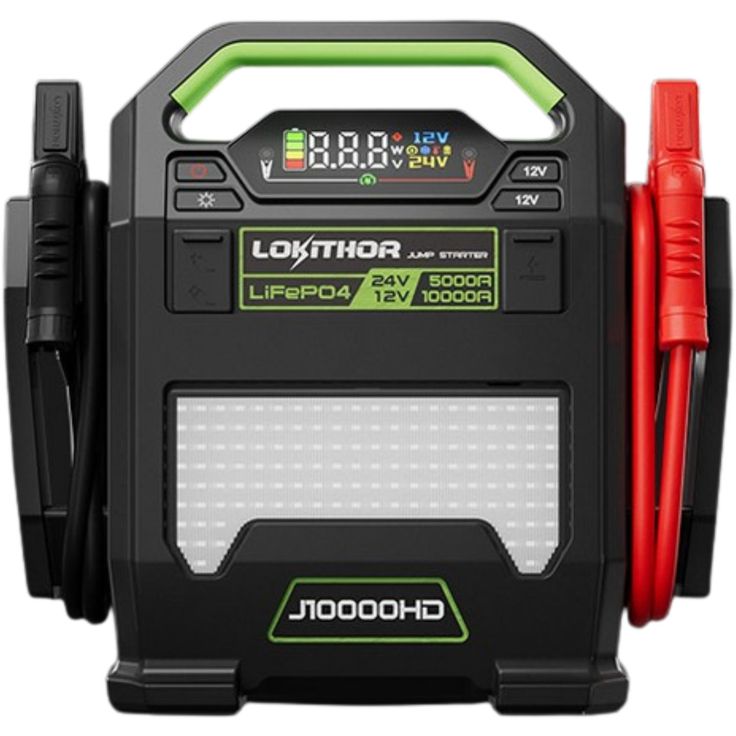 Apukäynnistin Lokithor J10000HD 12/24 V LiFePO4, 10 000 A / 5 000 A