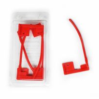Aseen turvalippu 5etta Universal Rifle, punainen, 5 kpl