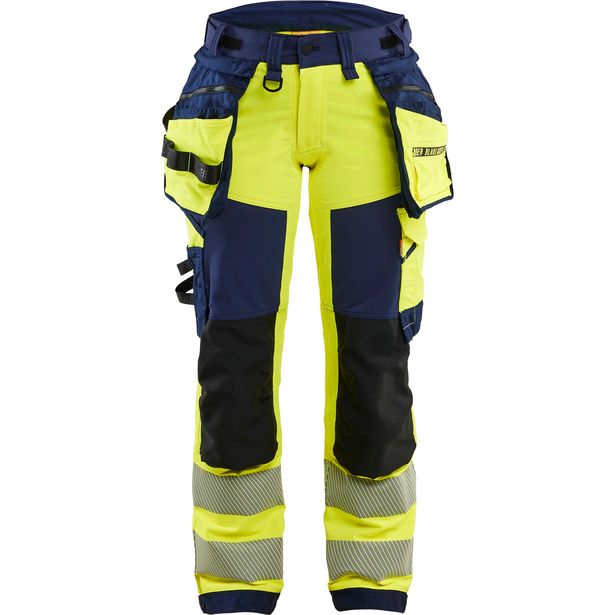 Naisten riipputaskuhousut Blåkläder 7022 Highvis 4-way Stretch