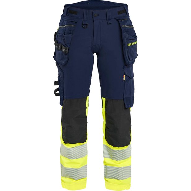 Naisten riipputaskuhousut Blåkläder 7025 Highvis 4-way Stretch