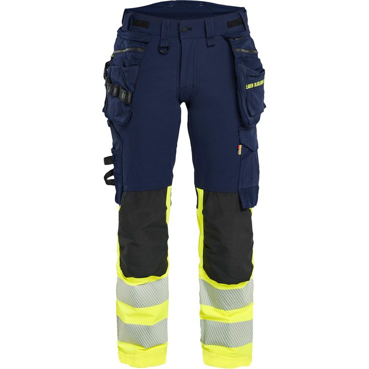 Naisten riipputaskuhousut Blåkläder 7025 Highvis 4-way Stretch