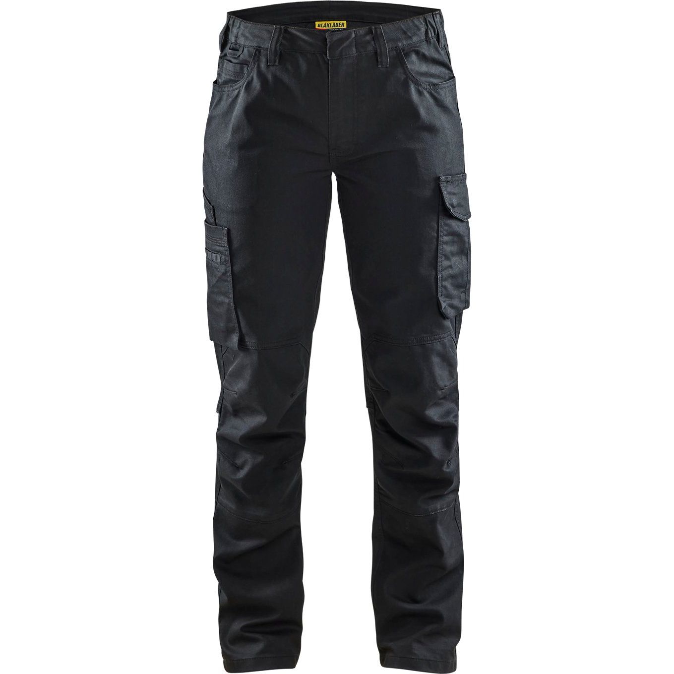 Naisten housut Blåkläder 7140 denim stretch, musta/musta, D19