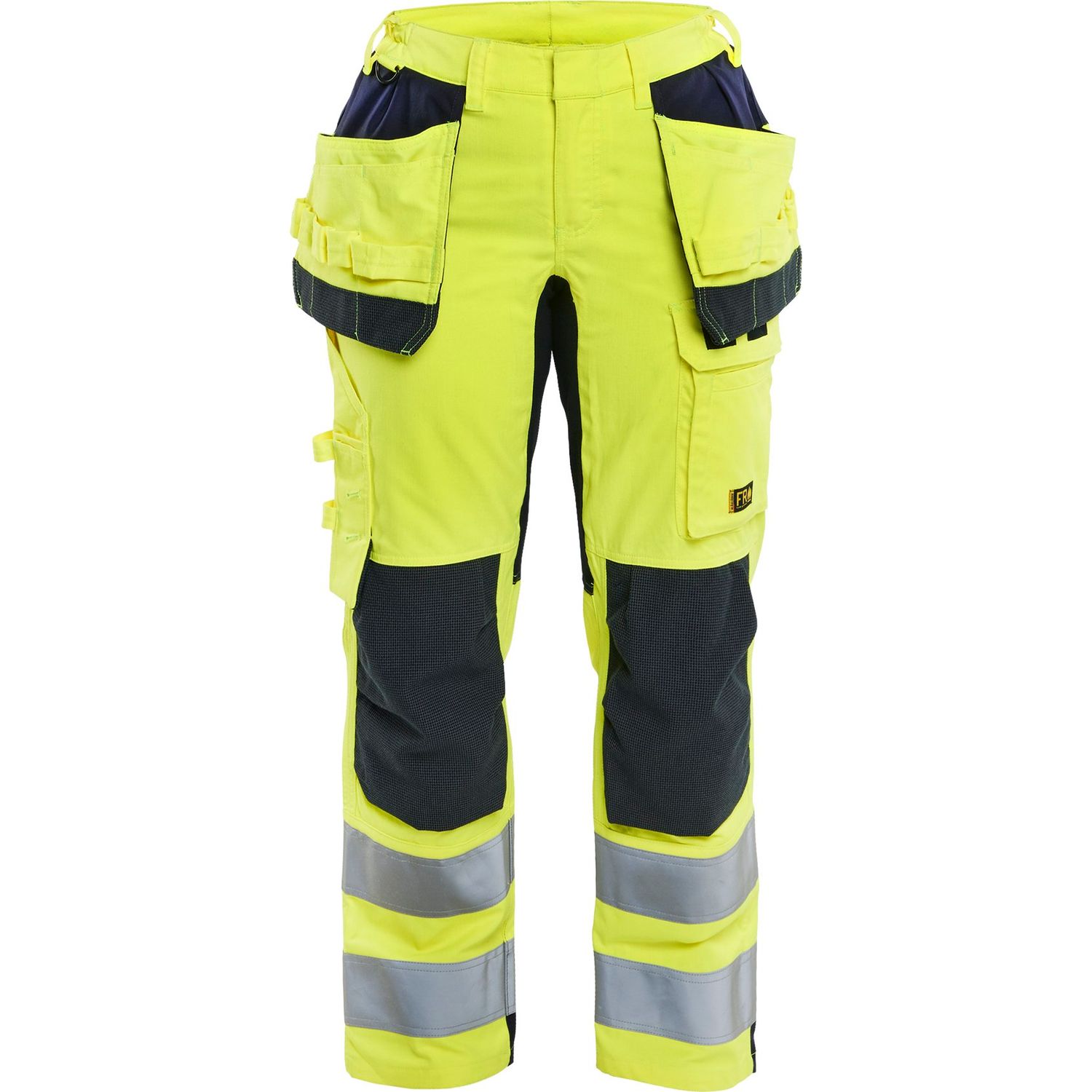Naisten riipputaskuhousut Blåkläder 7145 Multinorm stretch, keltainen/mariininsininen, C42