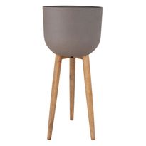 Kukkaruukku Home4You Sandstone ø40x97cm, ruskea