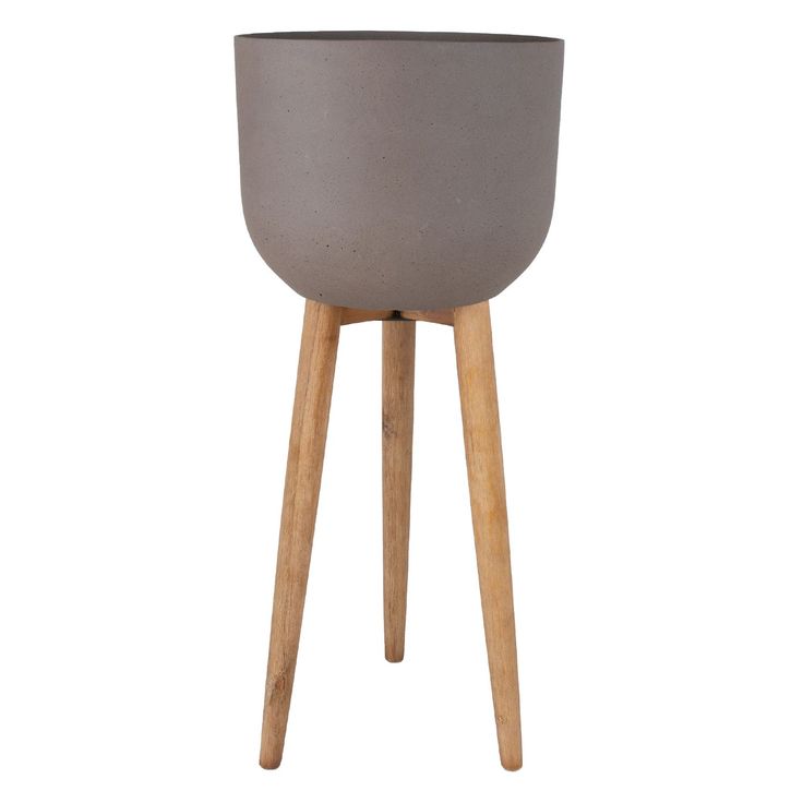 Kukkaruukku Home4You Sandstone ø40x97cm, ruskea 