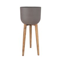 Kukkaruukku Home4You Sandstone ø36,5x86cm, ruskea