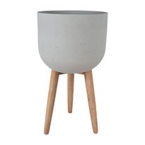 Kukkaruukku Home4You Sandstone ø40x73,5cm, harmaa
