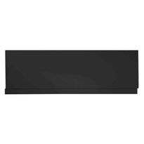 Kylpyammeen etulevy Interia Plain Nika 1800x590 mm, mattamusta