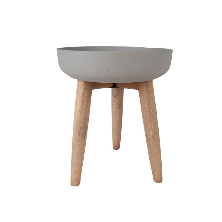 Kukkaruukku Home4You Sandstone ø36,5x43cm, harmaa 