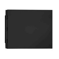 Kylpyammeen päätylevy Interia Plain 750x590 mm, mattamusta