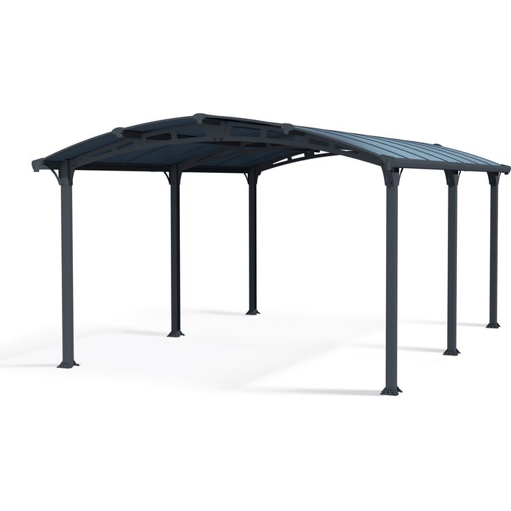 Autokatos Palram-Canopia Arcadia 3,6 x 5 m, tummanharmaa/harmaa